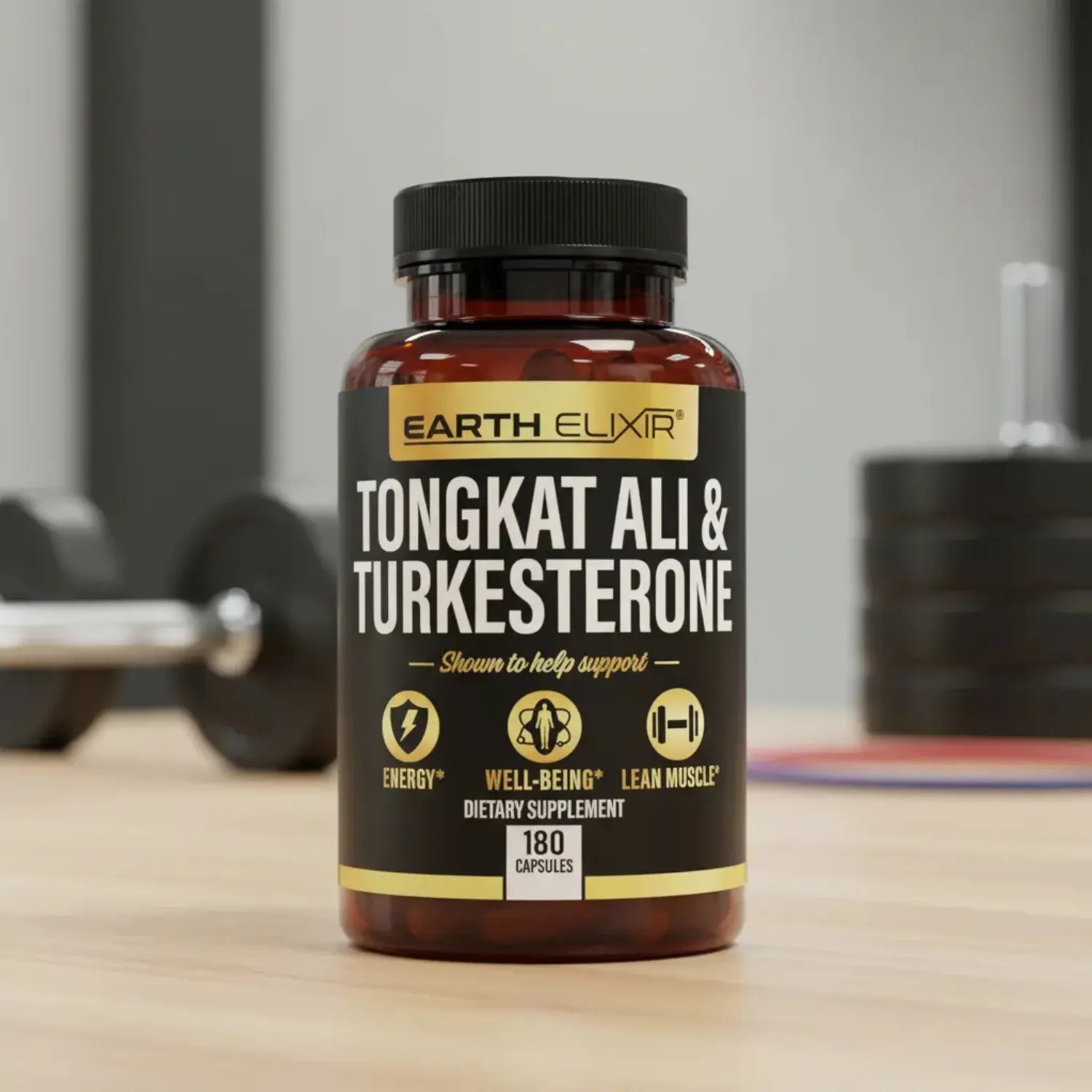 Earth Elixir Turkesterone + Tongkat Ali 180 caps sfn