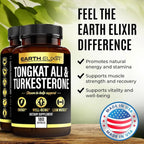 Earth Elixir Turkesterone + Tongkat Ali 180 caps sfn