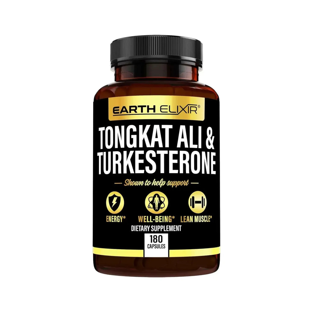 Earth Elixir Turkesterone + Tongkat Ali 180 caps sfn