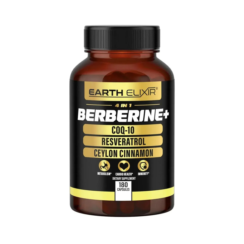Earth Elixir Berberina COq10 resveratrol 180 caps sfn