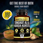 Earth Elixir Fadogia agrestis y Tongkat Ali 180 caps sfn