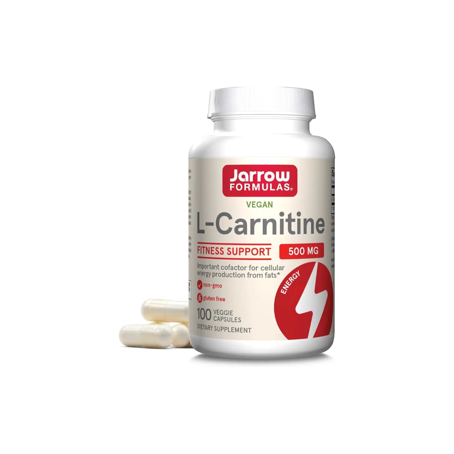 Jarrow Formulas L-carnitina 500Mg 100 Cápsulas Vegetales Sfn