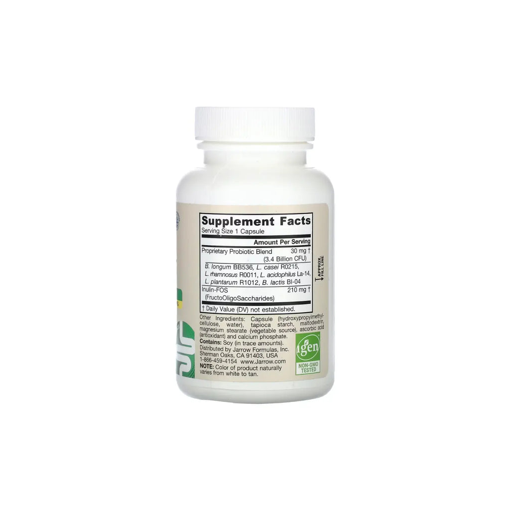 Jarrow Formulas, Jarro-Dophilus Plus FOS vegano 100 caps sfn