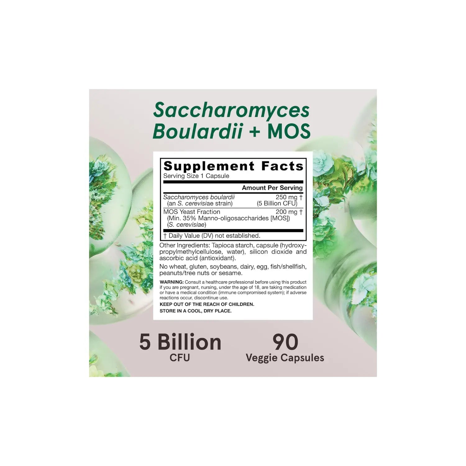 Jarrow Formulas Saccharomyces boulardii y MOS 90 caps sfn