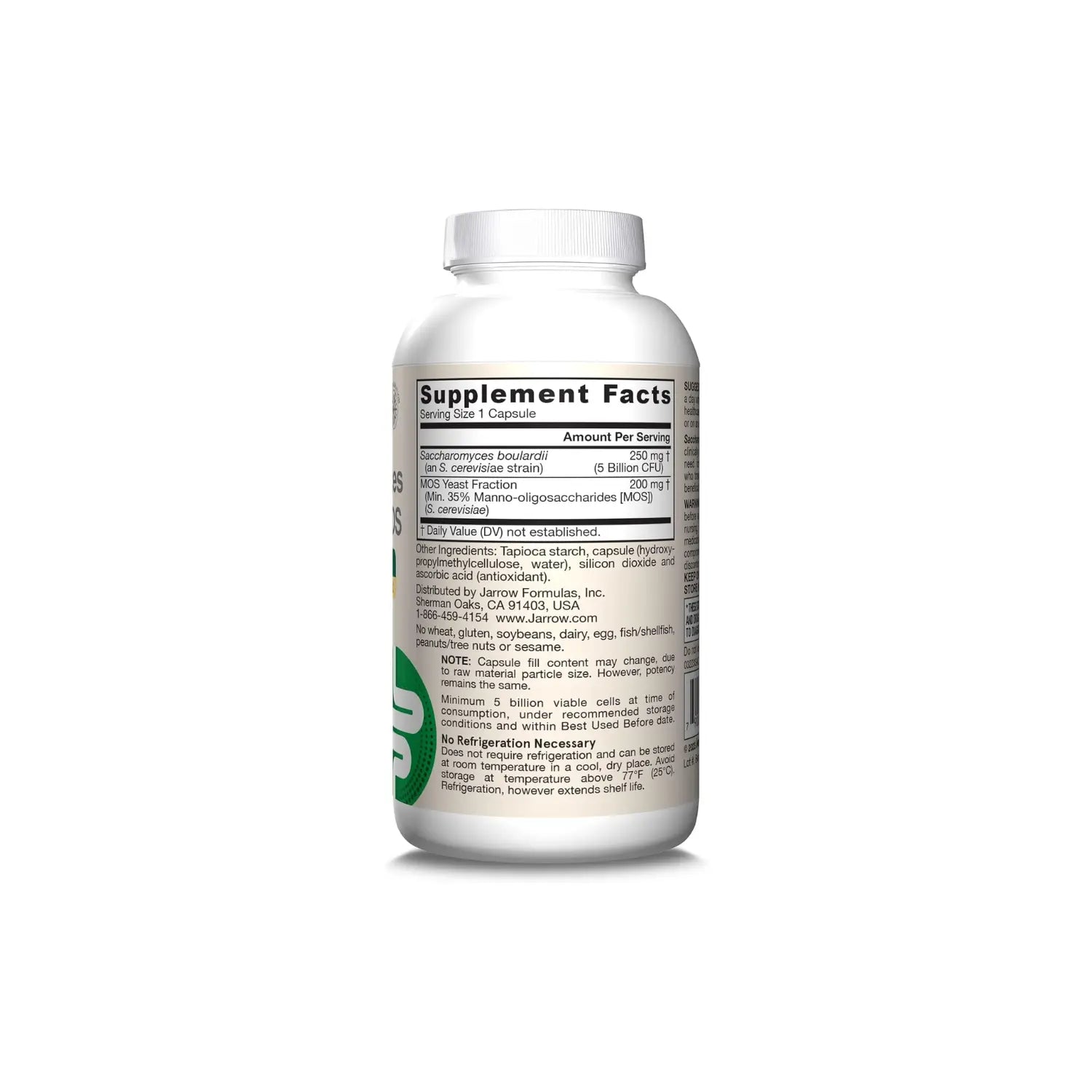 Jarrow Formulas Saccharomyces boulardii y MOS 90 caps sfn