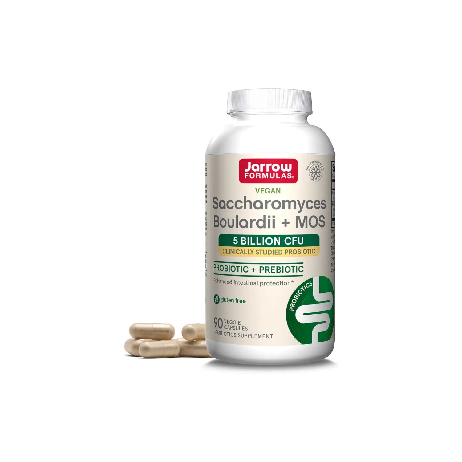 Jarrow Formulas Saccharomyces boulardii y MOS 90 caps sfn
