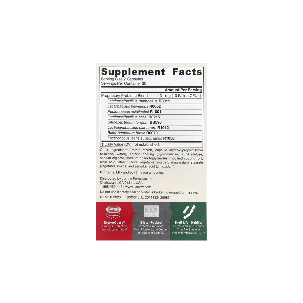 Jarrow formulas jarro-dophilus eps probioticos 60 caps sfn