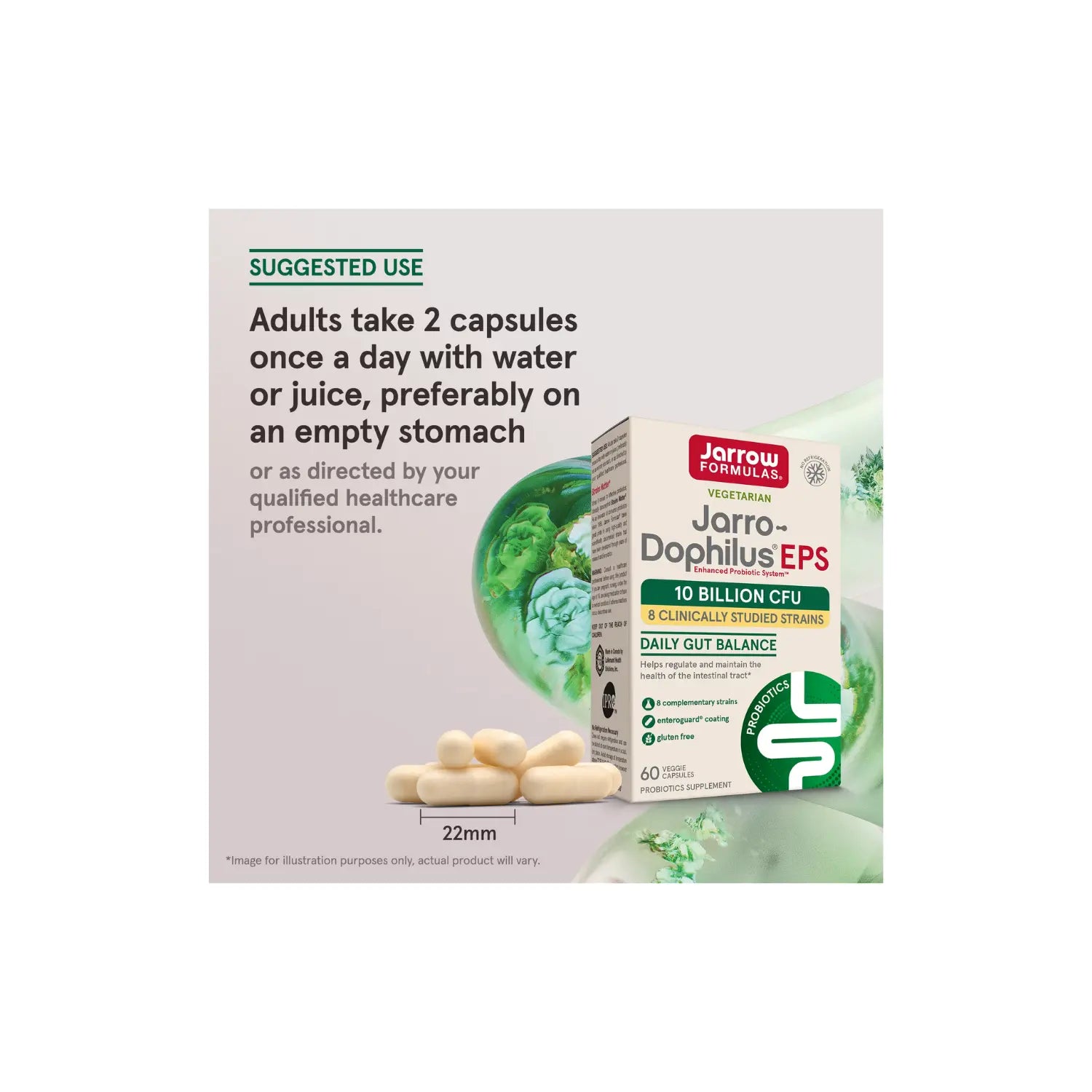 Jarrow formulas jarro-dophilus eps probioticos 60 caps sfn