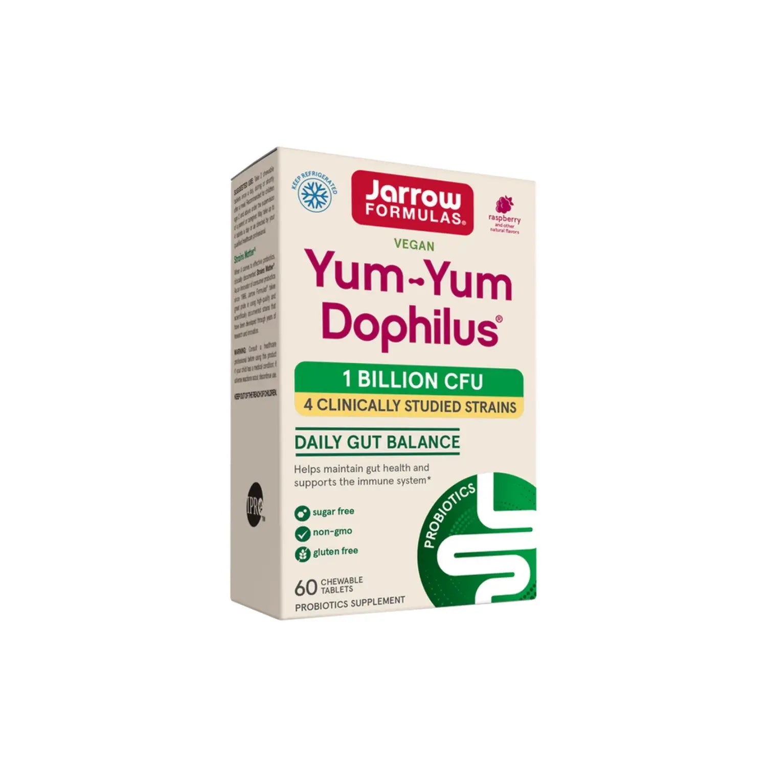 Jarrow Formulas Yum-Yum Probioticos 60 masticables sfn