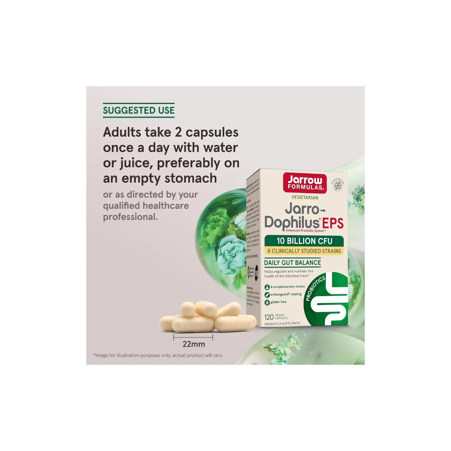 Jarrow Formulas Dophilus EPS 5 billion cfu 120 capsulas sfn