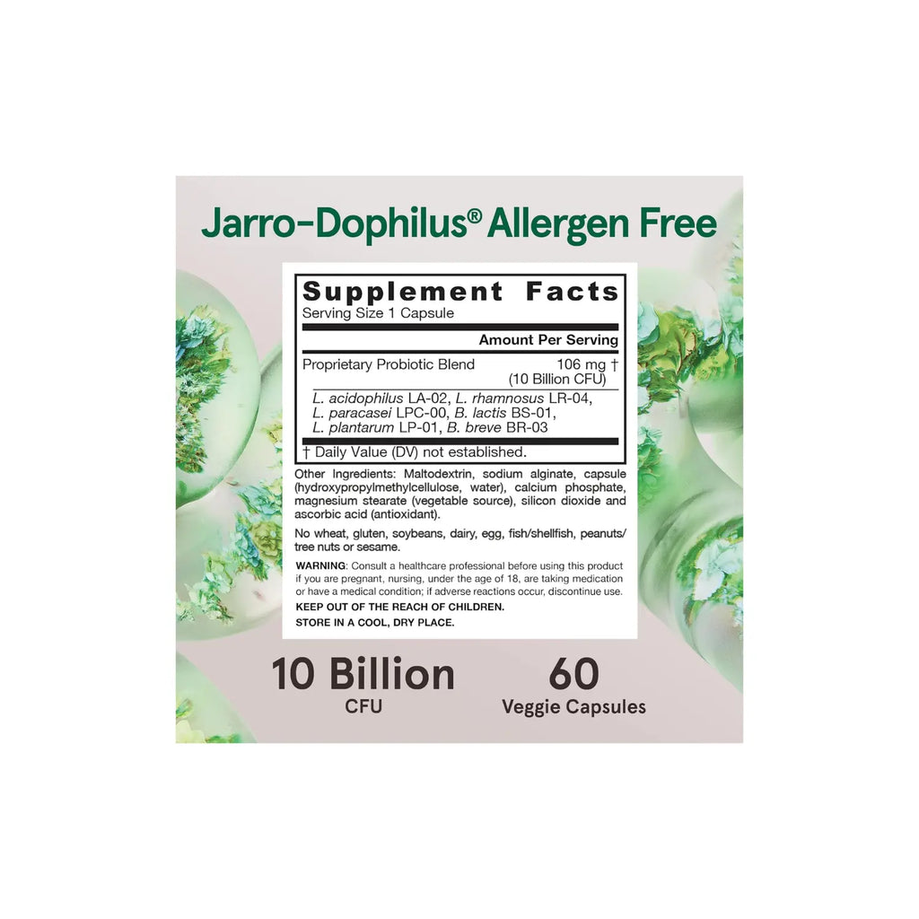 Jarrow Formulas Dophilus 10.000 millones de UFC 60 caps sfn