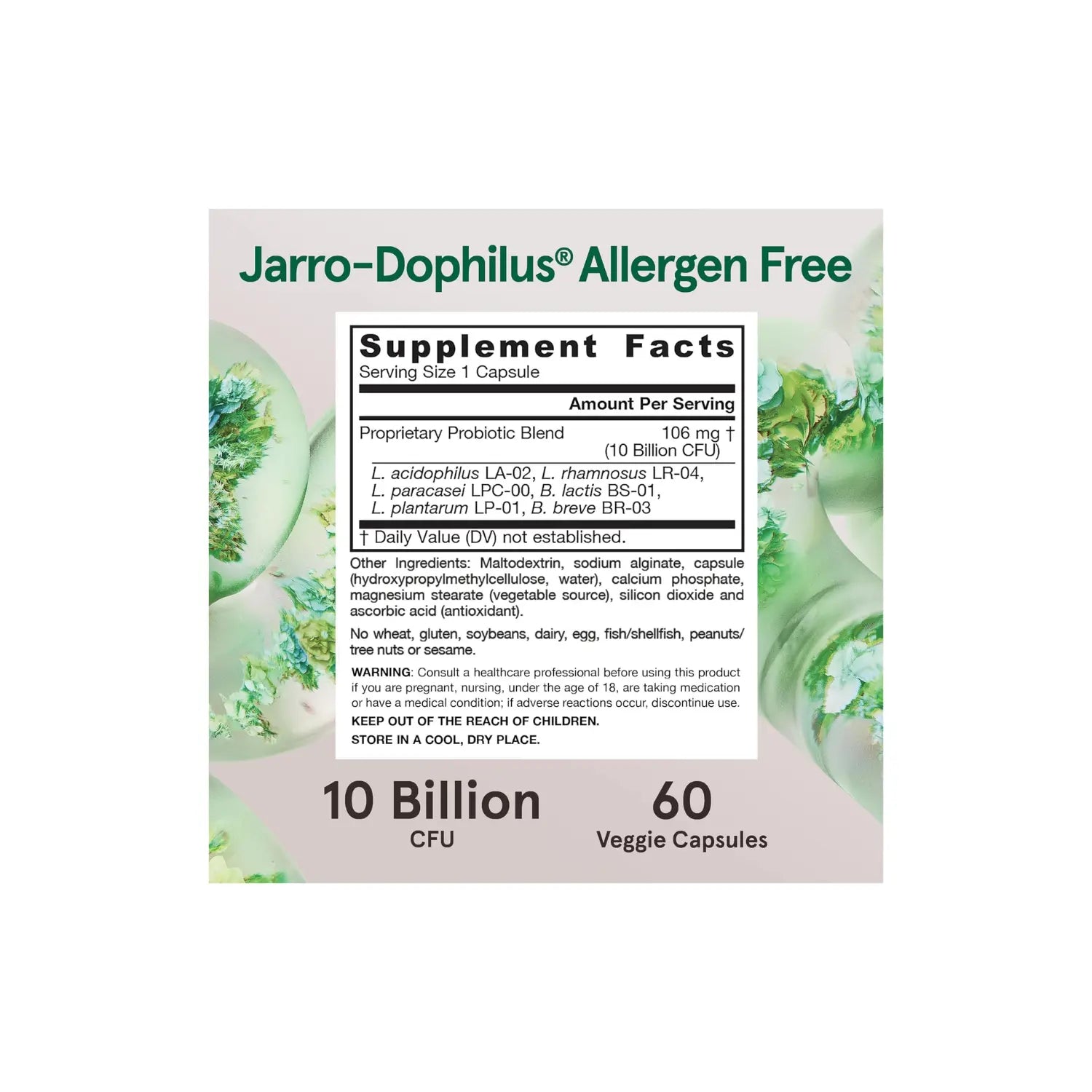 Jarrow Formulas Dophilus 10.000 millones de UFC 60 caps sfn
