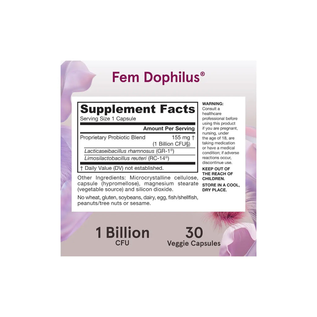 Jarrow Formulas Dophilus fem 5 billion de UFC 30 vcaps sfn