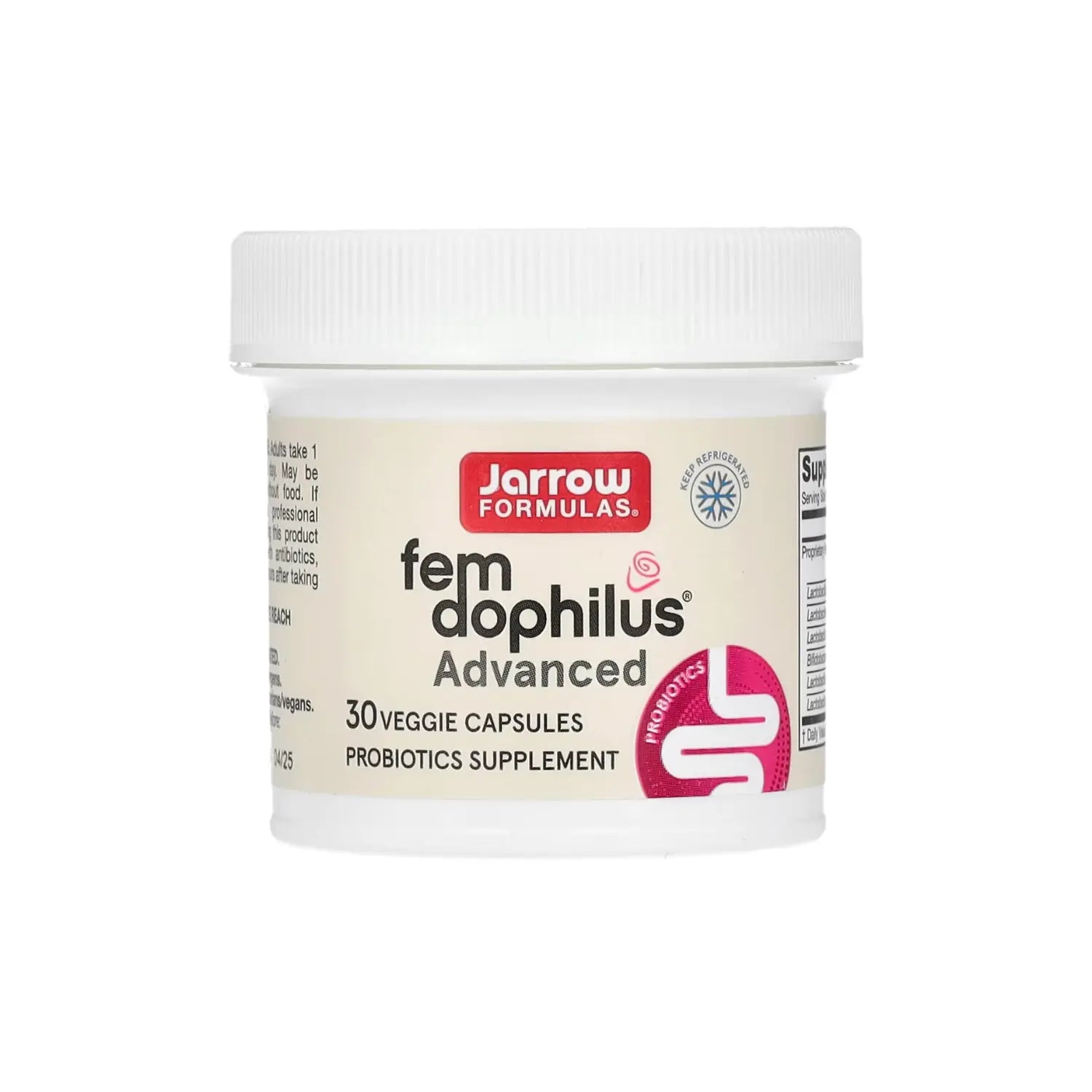 Jarrow Formulas Fem-Dophilus 10 billion UFC 30 vcaps sfn