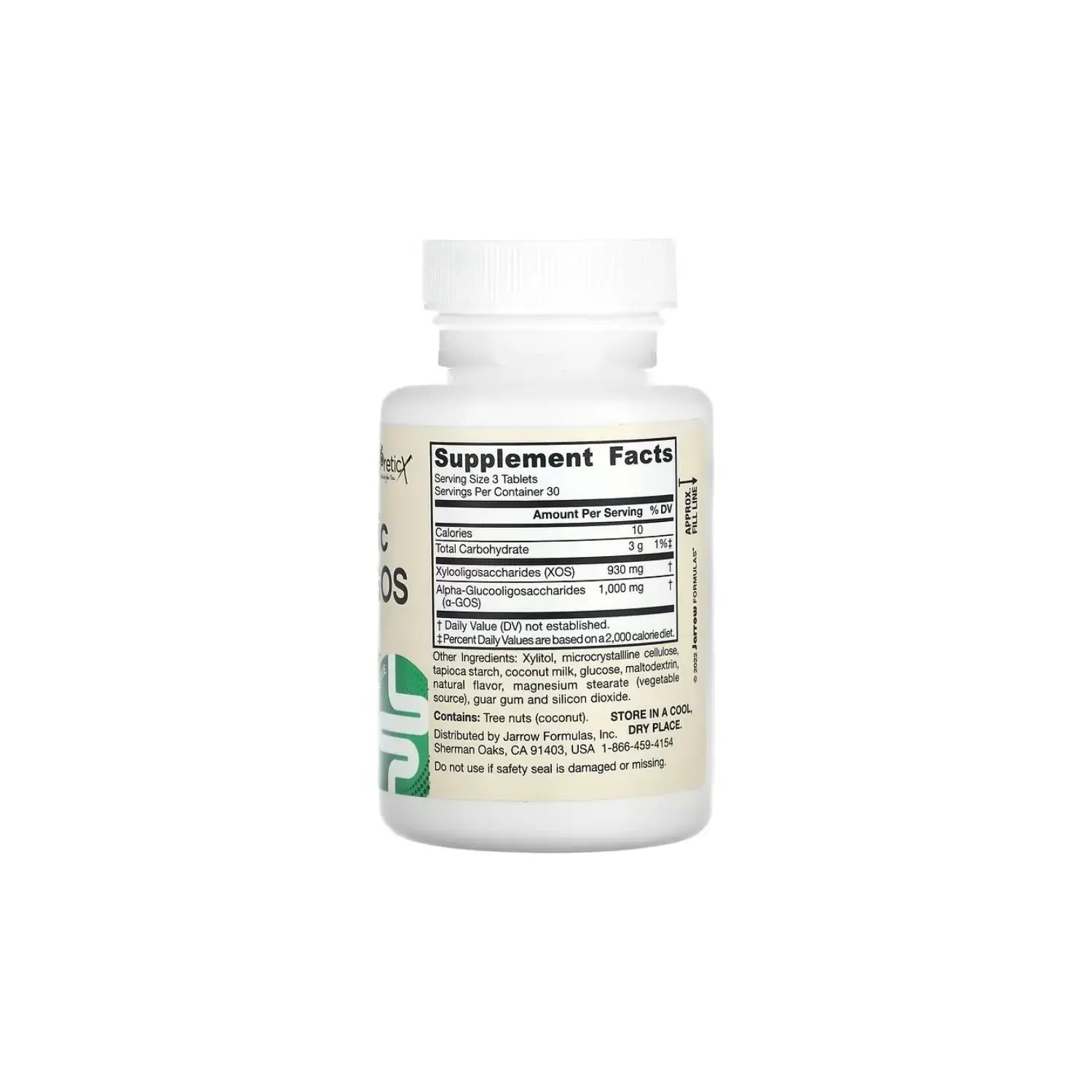 Jarrow Formulas Prebiotic XOS + a-GOS 90 masticables Sfn