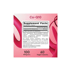 Jarrow Formulas CoQ10 100 mg 60 capsulas vegetales sfn