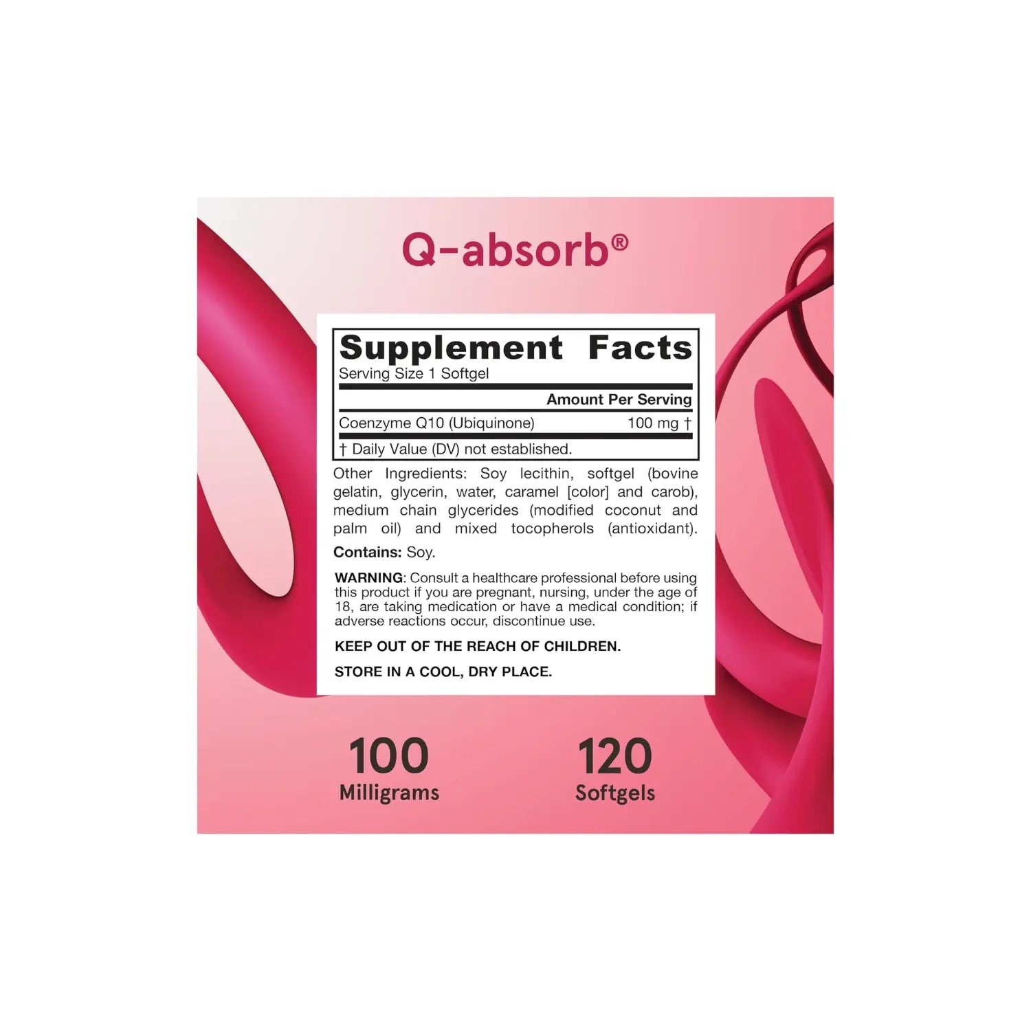 Jarrow Formulas Q-absorb CoQ10 100 mg 120 cápsulas sfn
