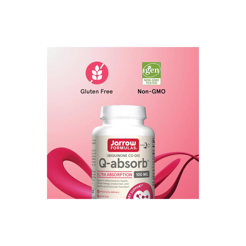 Jarrow Formulas Q-absorb CoQ10 100 mg 120 cápsulas sfn
