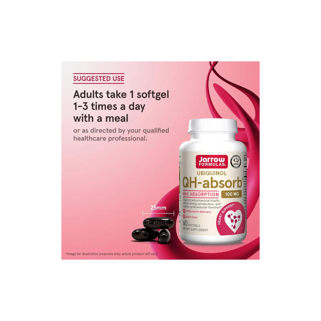 Jarrow Formulas Ubiquinol Qh-absorb 100 Mg 60 Cápsulas sfn