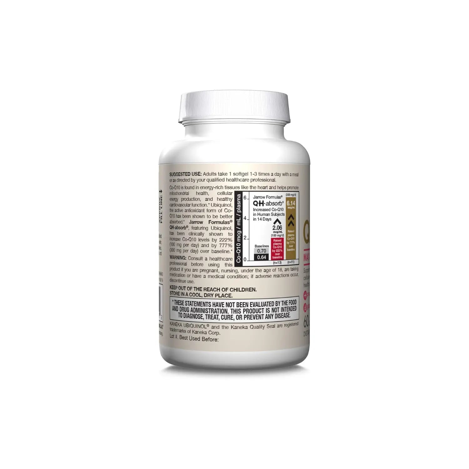 Jarrow Formulas Ubiquinol Qh-absorb 100 Mg 60 Cápsulas sfn