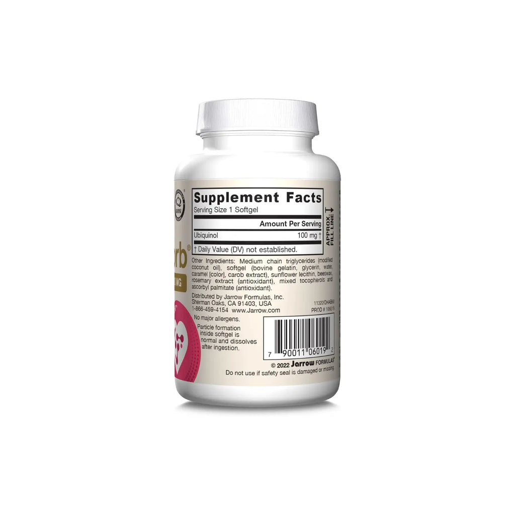 Jarrow Formulas Ubiquinol Qh-absorb 100 Mg 60 Cápsulas sfn