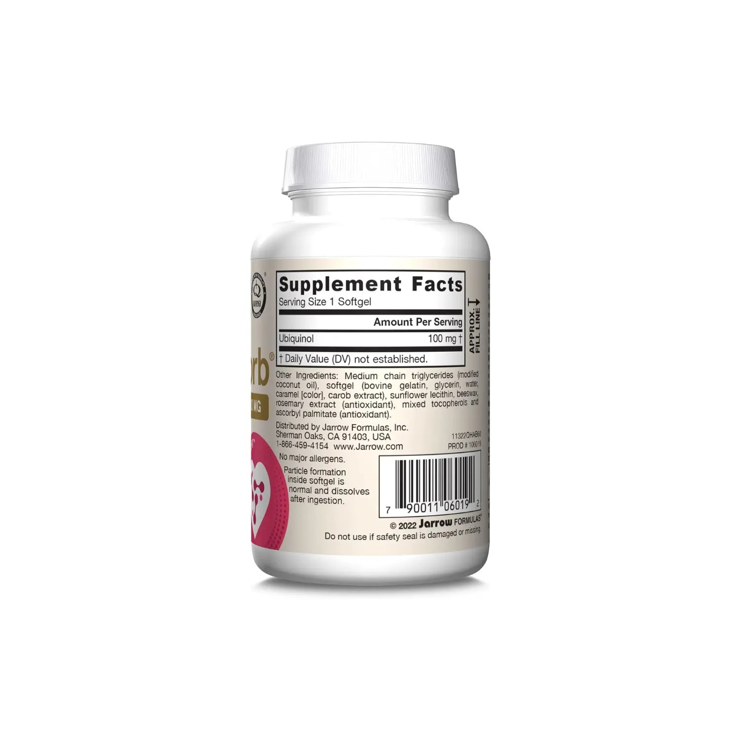Jarrow Formulas Ubiquinol Qh-absorb 100 Mg 60 Cápsulas sfn