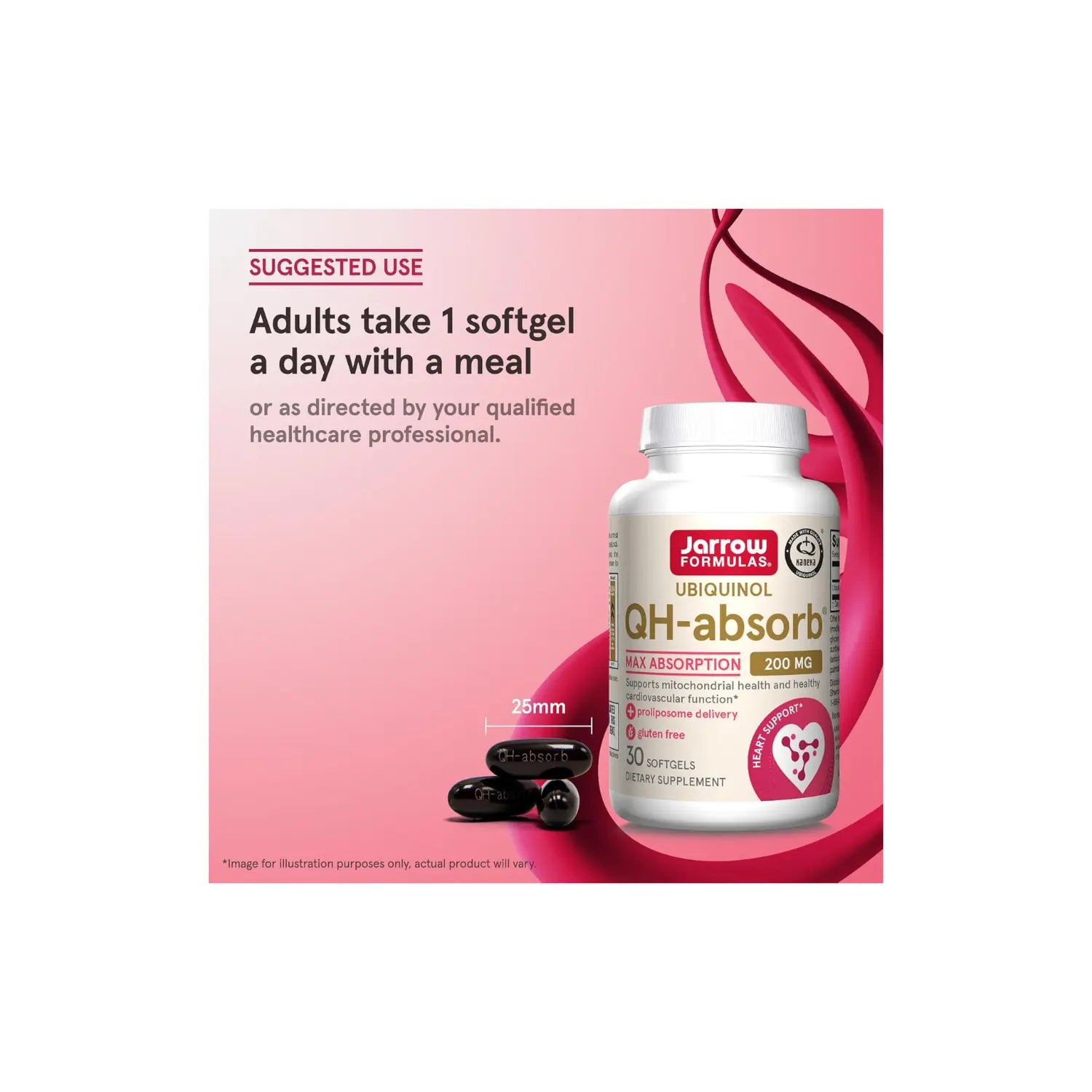 Jarrow Formulas Ubiquinol QH-Absorb 200 mg 30 softgels sfn