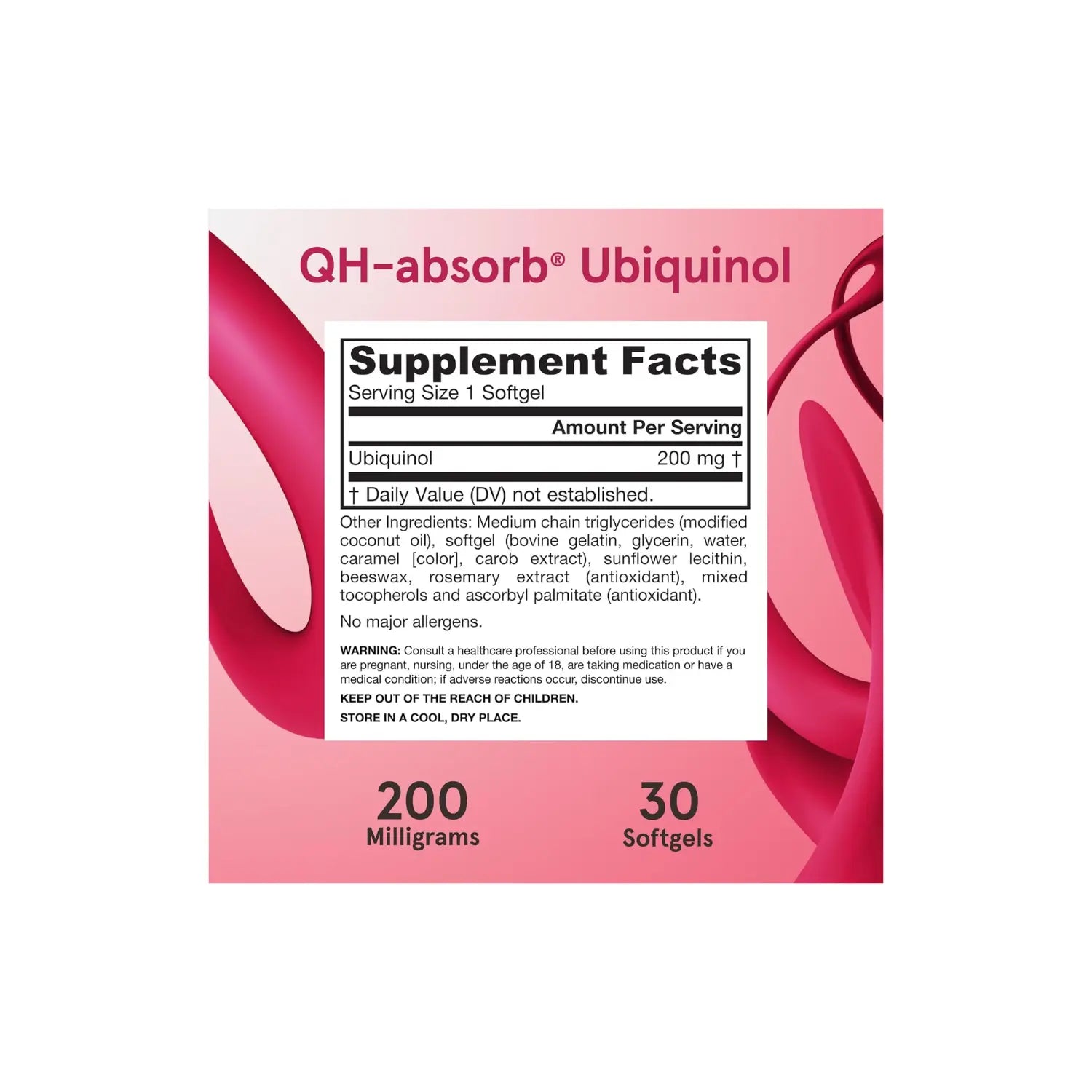 Jarrow Formulas Ubiquinol QH-Absorb 200 mg 30 softgels sfn