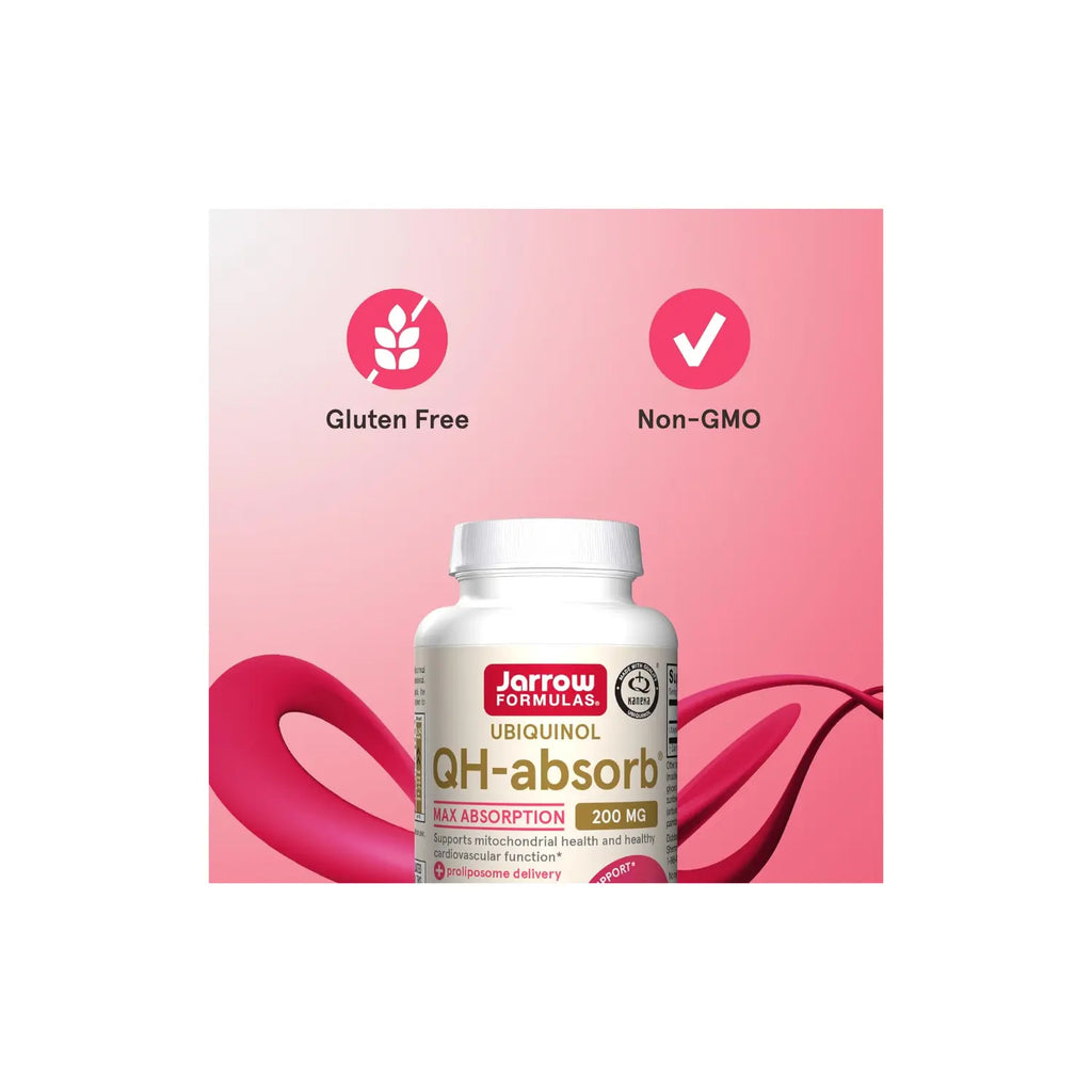 Jarrow Formulas Ubiquinol QH-Absorb 200 mg 30 softgels sfn