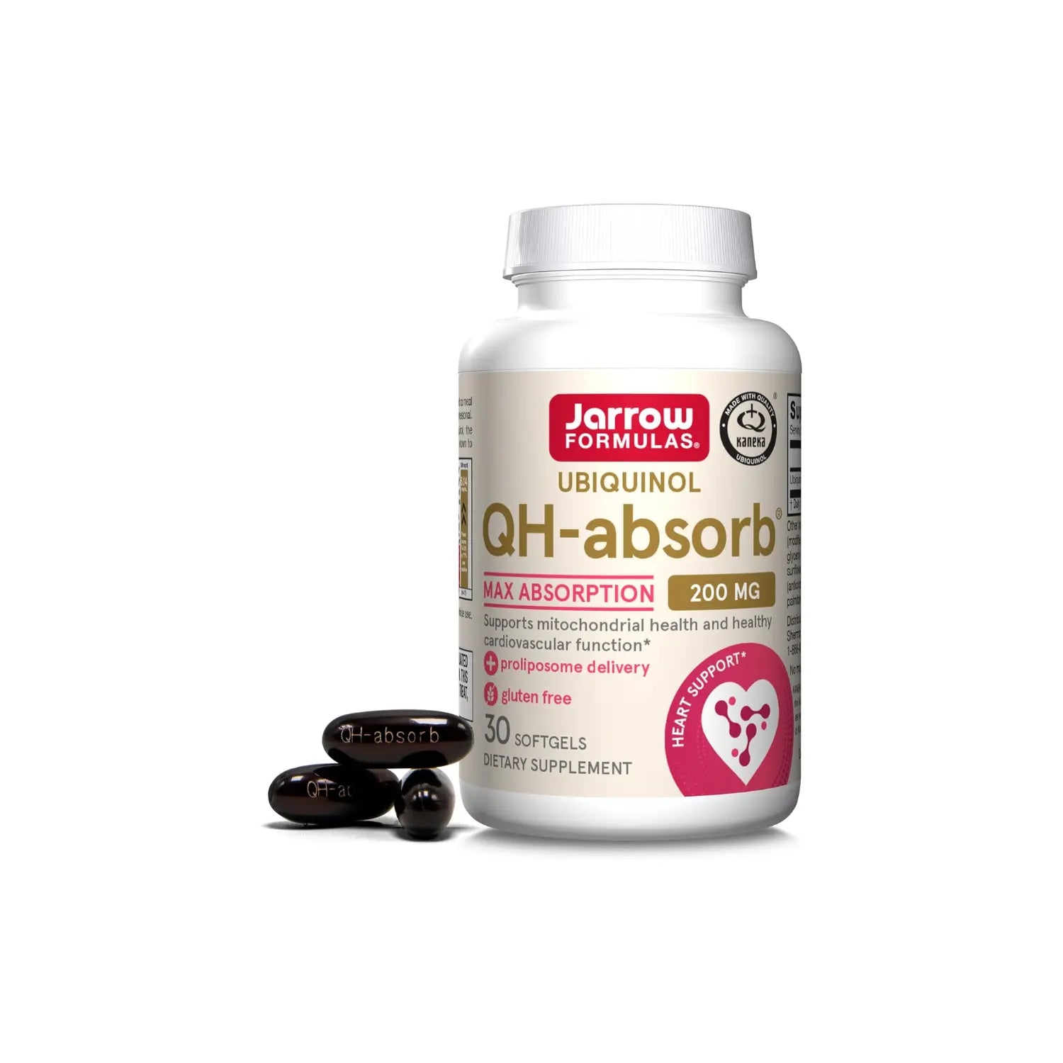 Jarrow Formulas Ubiquinol QH-Absorb 200 mg 30 softgels sfn