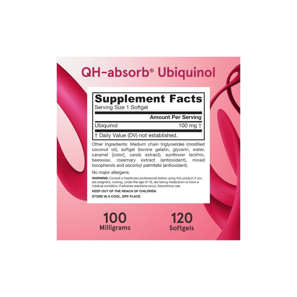Jarrow Formulas Ubiquinol QH-Absorb 100 mg 120 caps sfn