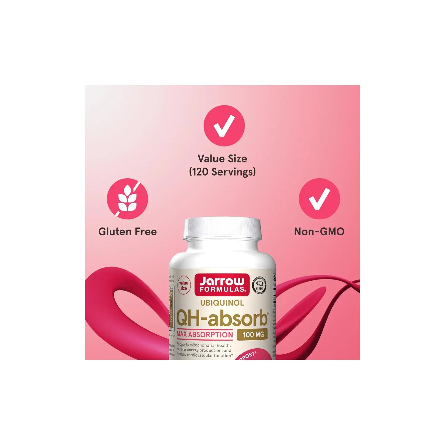 Jarrow Formulas Ubiquinol QH-Absorb 100 mg 120 caps sfn
