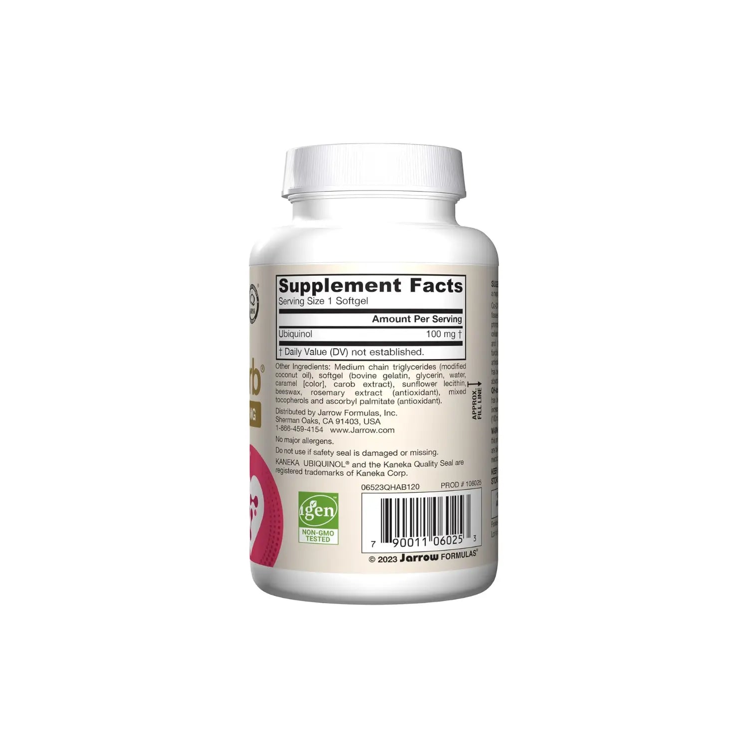 Jarrow Formulas Ubiquinol QH-Absorb 100 mg 120 caps sfn