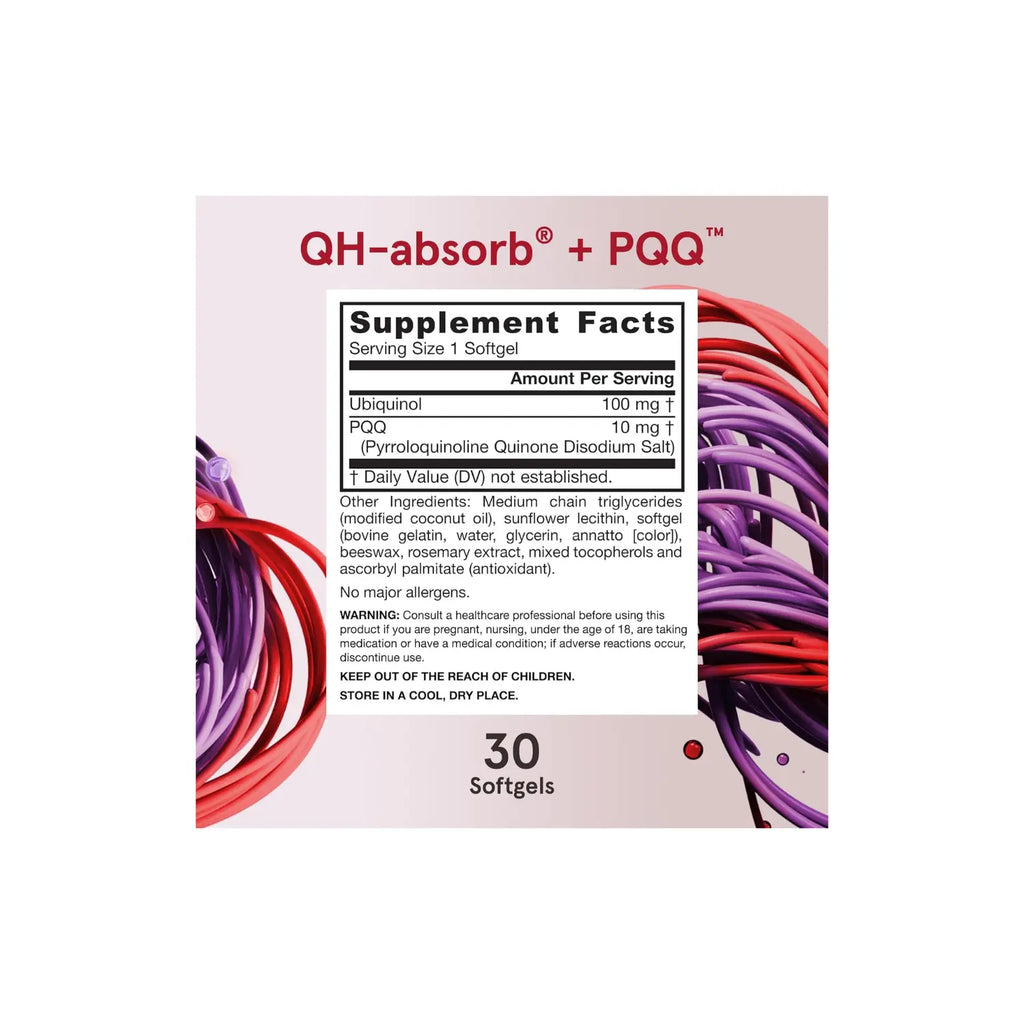 Jarrow Formulas Ubiquinol QH-Absorb + PQQ 30 softgels sfn