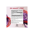 Jarrow Formulas Ubiquinol QH-Absorb + PQQ 30 softgels sfn