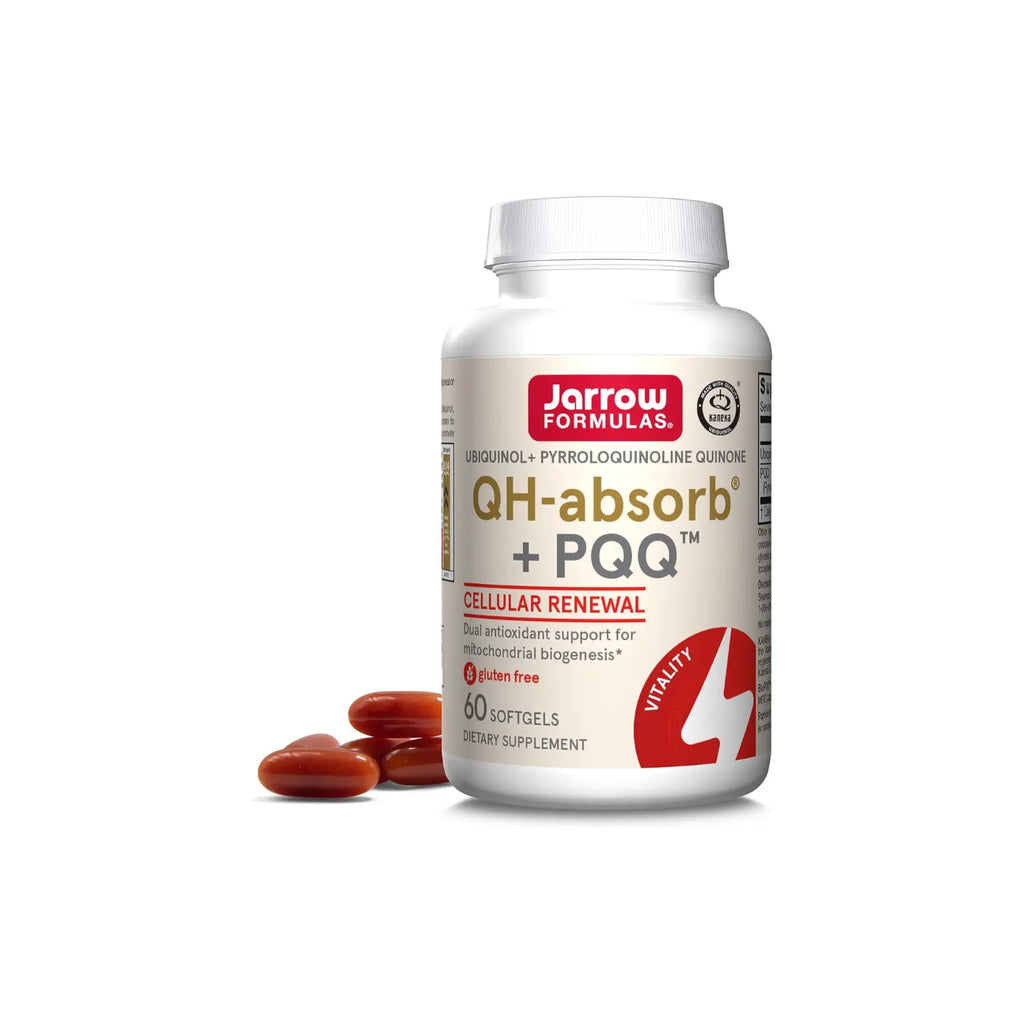Jarrow Formulas Ubiquinol QH-Absorb + PQQ 60 capsulas sfn