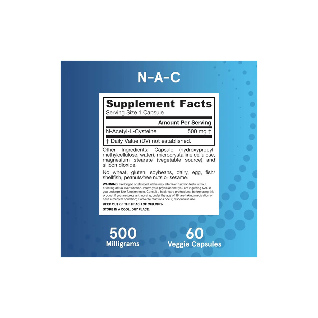 Jarrow Formulas N-A-C 500 mg 60 VegCap sfn