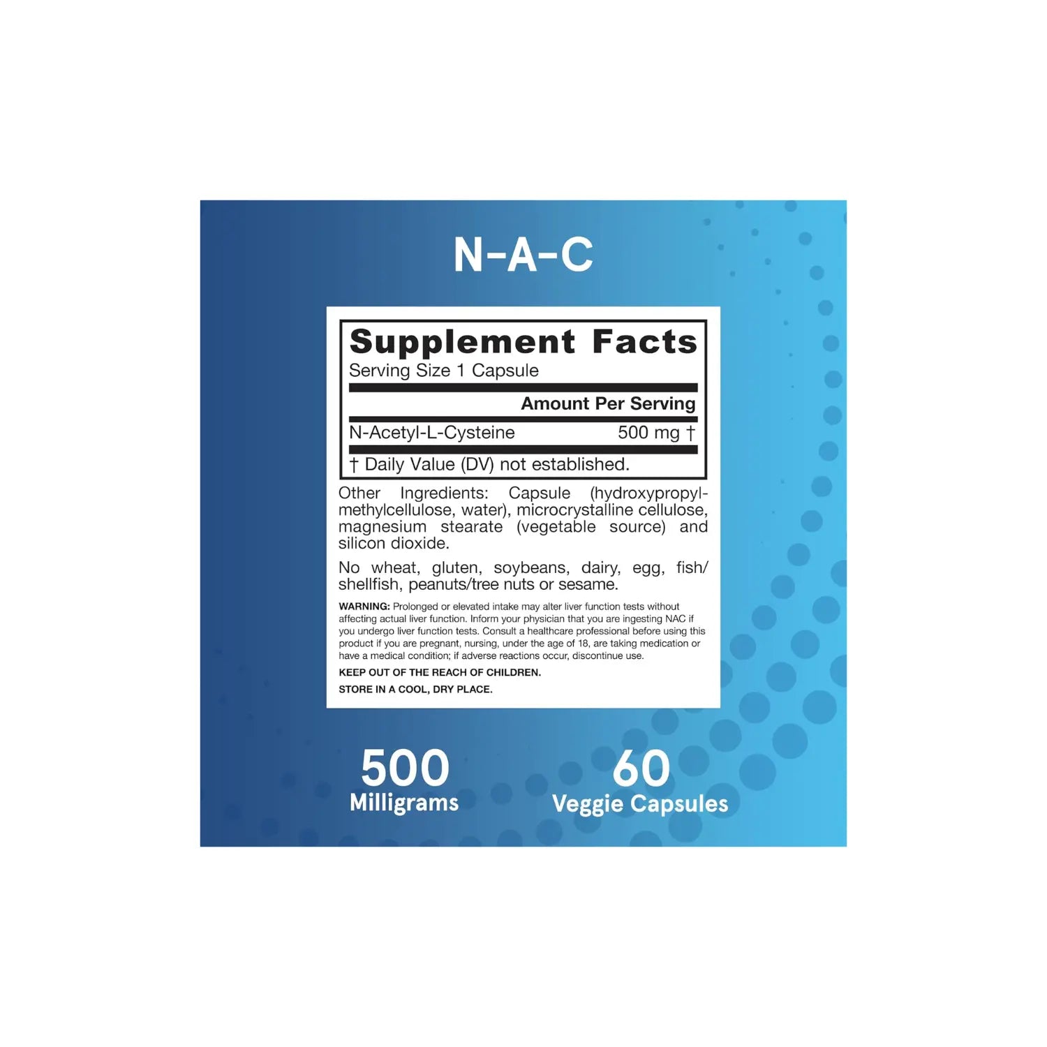Jarrow Formulas N-A-C 500 mg 60 VegCap sfn