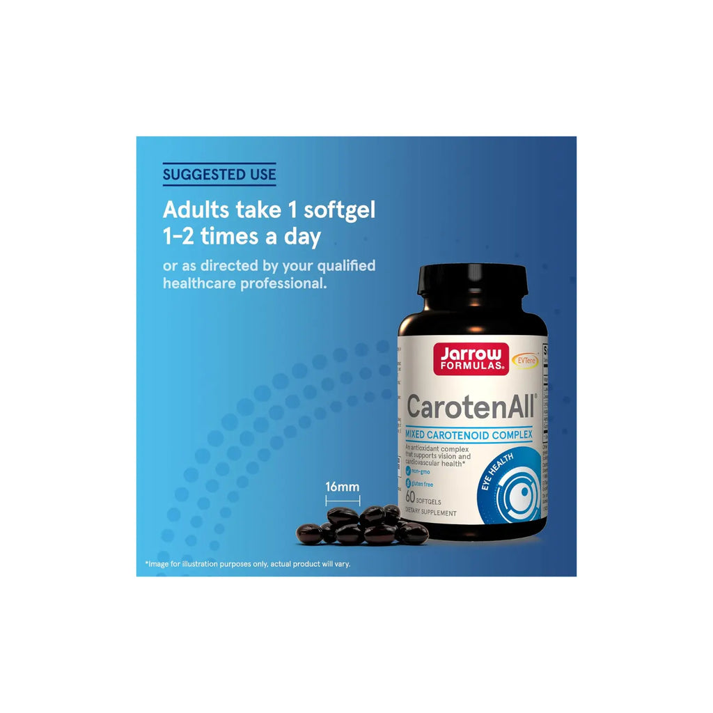 Jarrow Formulas CarotenAll carotenoides mixtos 60 sgels sfn