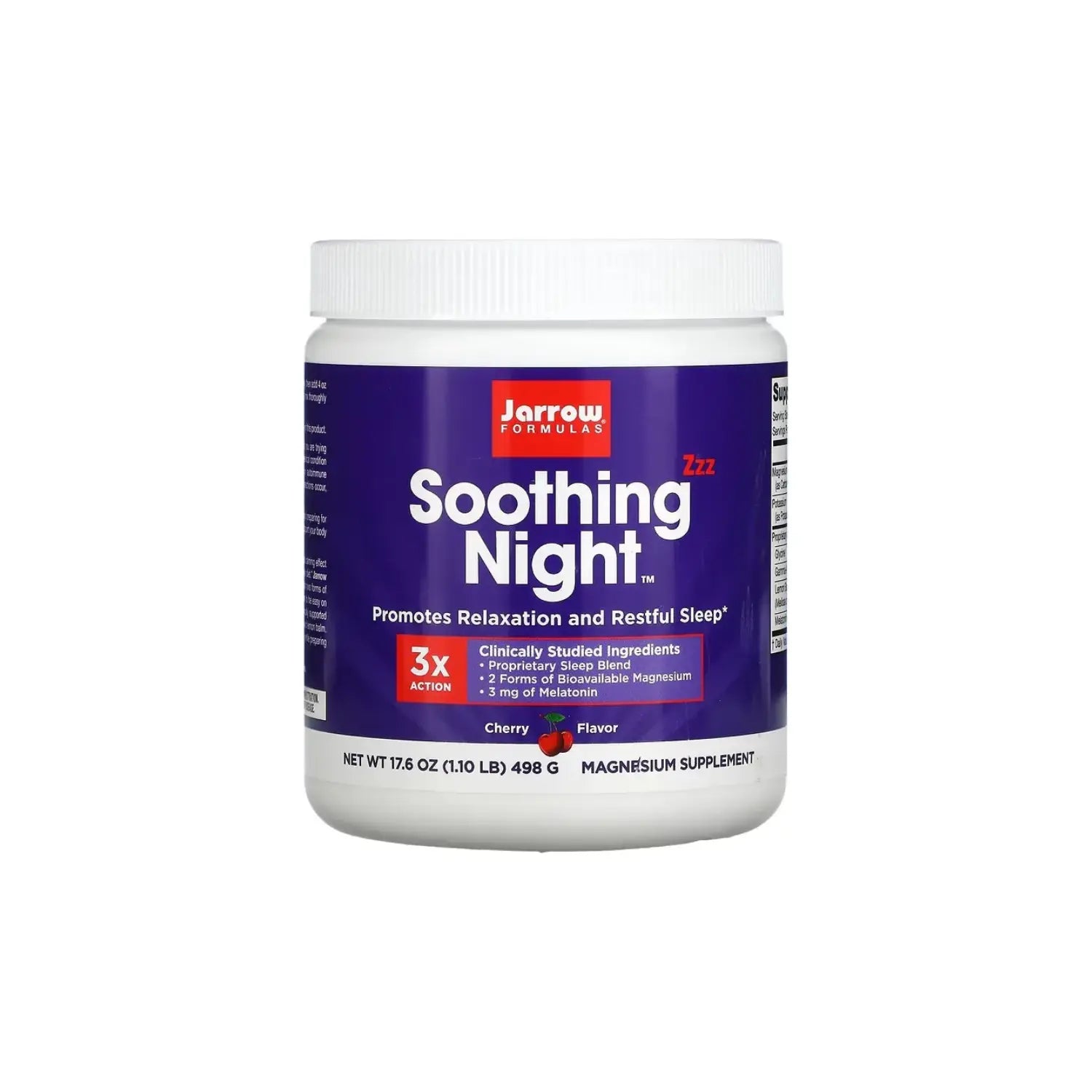 Jarrow Formulas SOOTHING NIGHT Magnesio 498g Sfn