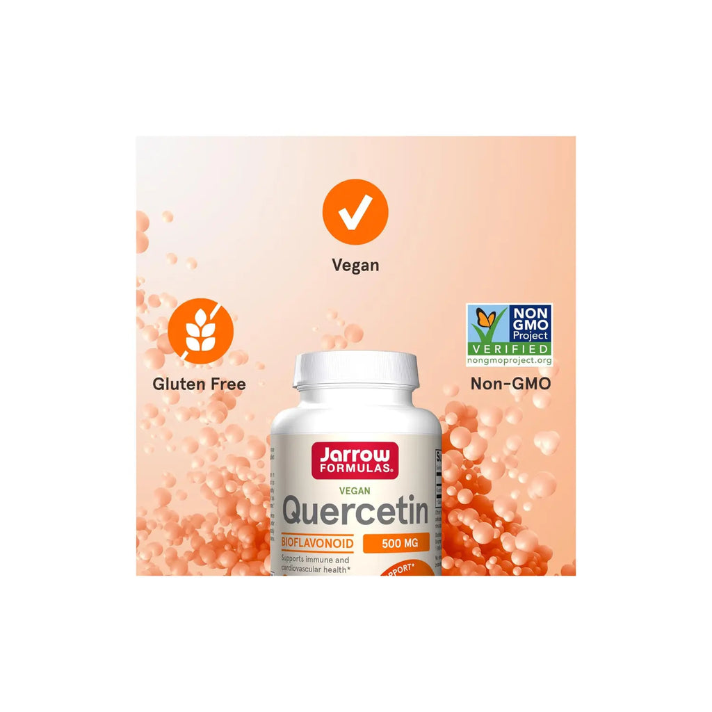 Jarrow Formulas Quercetina vegana 500mg 100 cápsulas veg sfn
