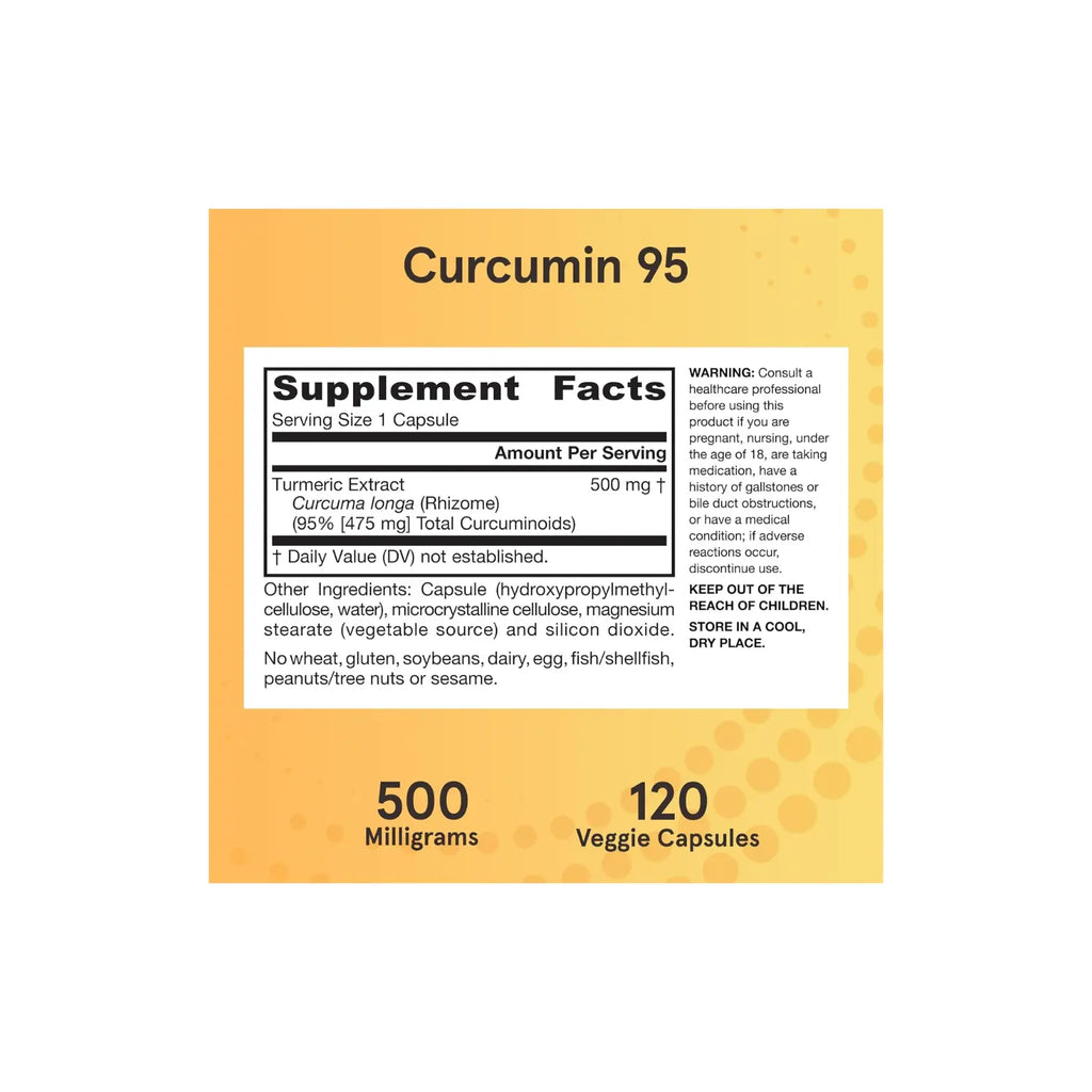 Jarrow Formulas Curcumina 95 Extracto 500 mg 120 vcaps sfn