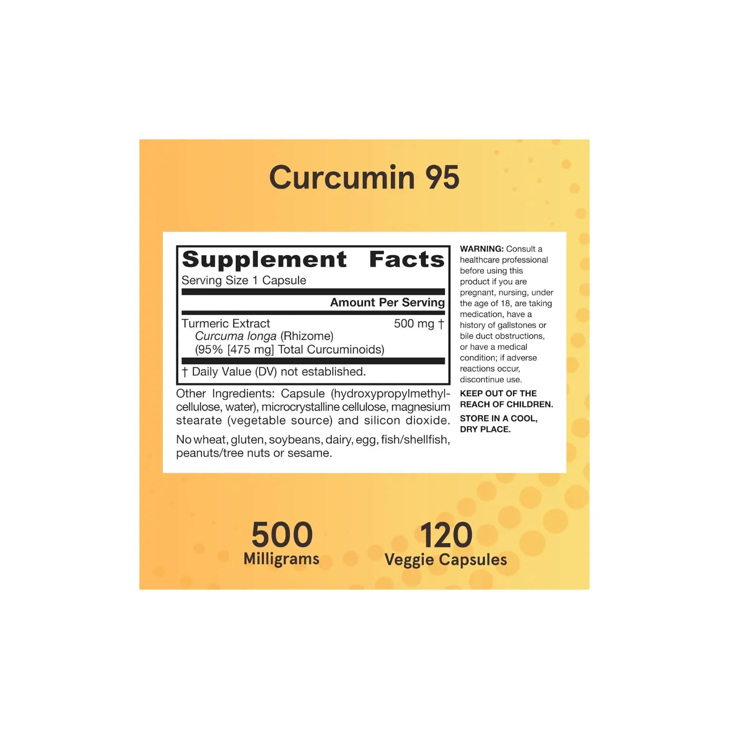 Jarrow Formulas Curcumina 95 Extracto 500 mg 120 vcaps sfn