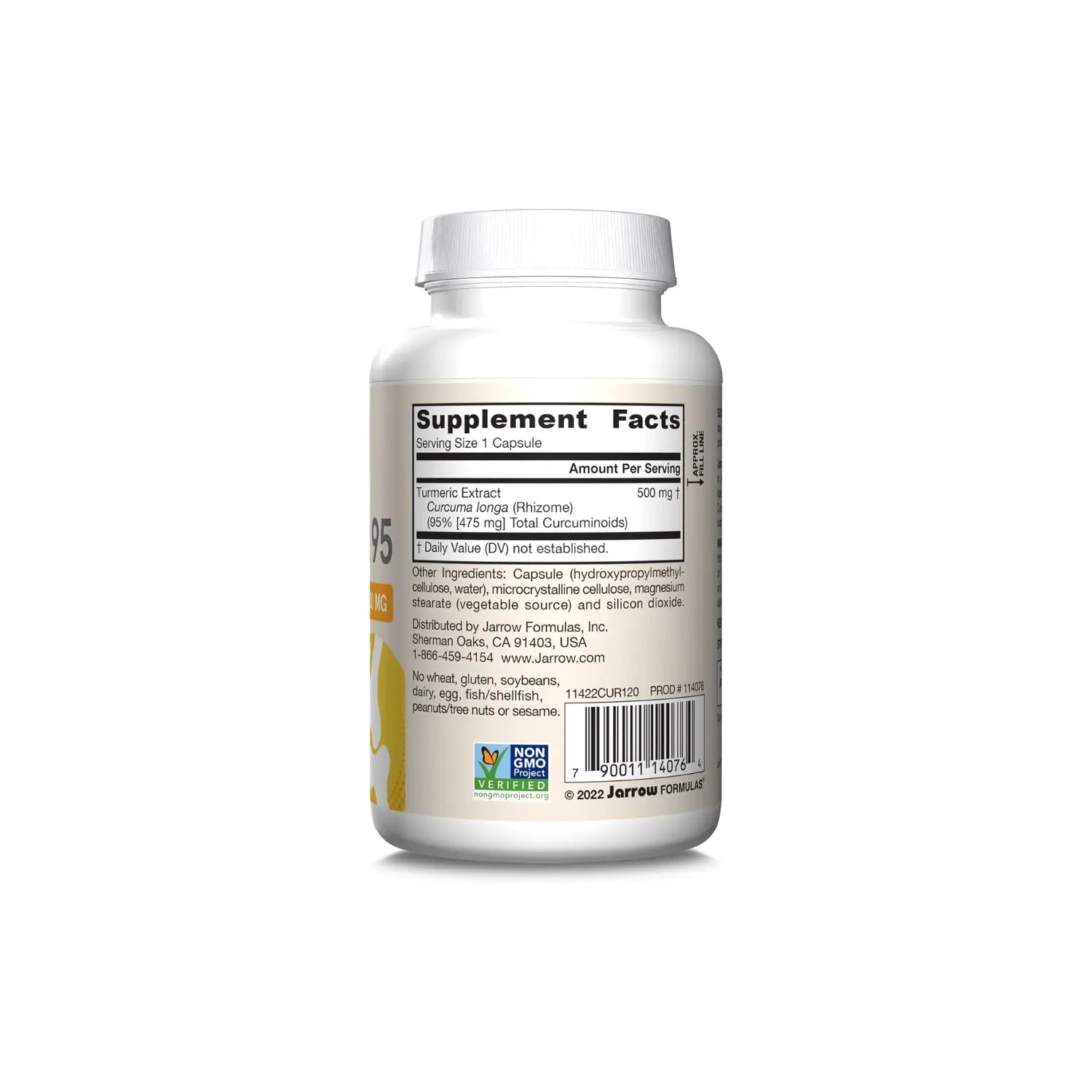 Jarrow Formulas Curcumina 95 Extracto 500 mg 120 vcaps sfn