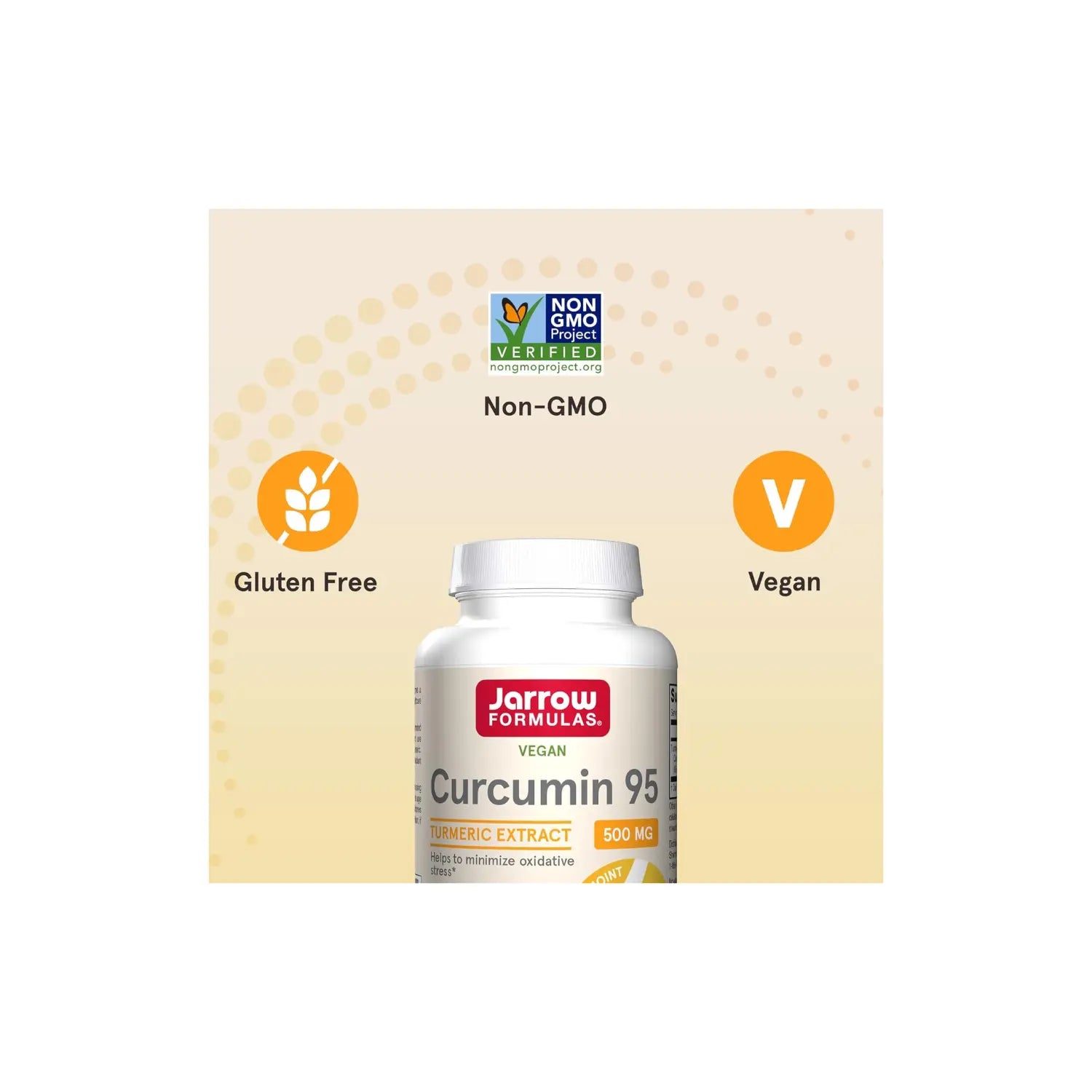 Jarrow Formulas Curcumina 95 Extracto 500 mg 120 vcaps sfn