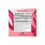 Jarrow Formulas Resveratrol 100 mg 60 cápsulas vegetales sfn