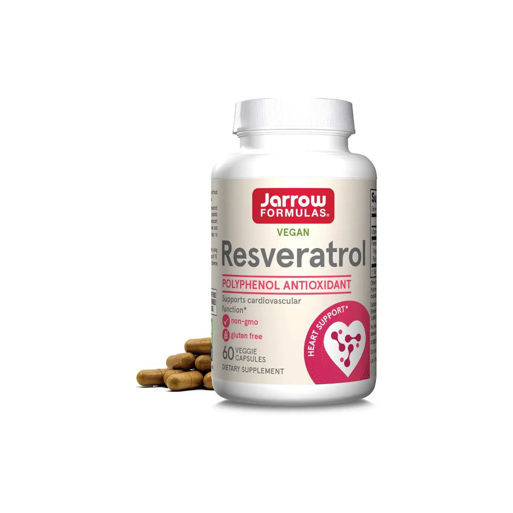 Jarrow Formulas Resveratrol 100 mg 60 cápsulas vegetales sfn