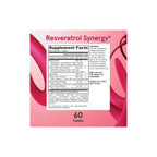 Jarrow Formulas Sinergia de resveratrol vegano 60 tabs sfn