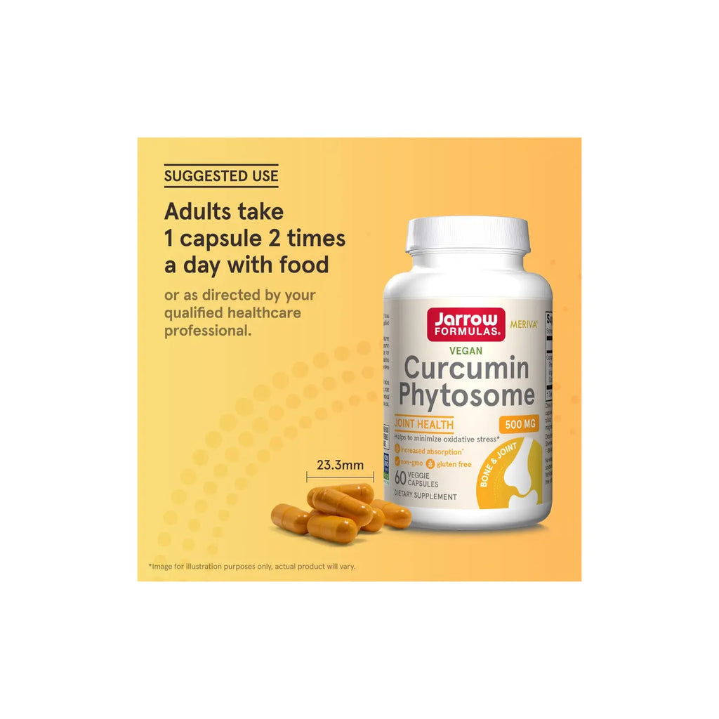 Jarrow Formulas Fitosoma de curcumina 500 mg 60 vcaps sfn