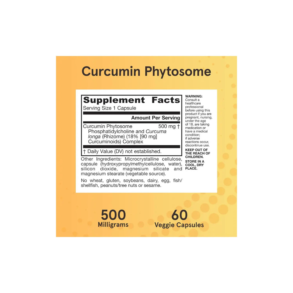 Jarrow Formulas Fitosoma de curcumina 500 mg 60 vcaps sfn